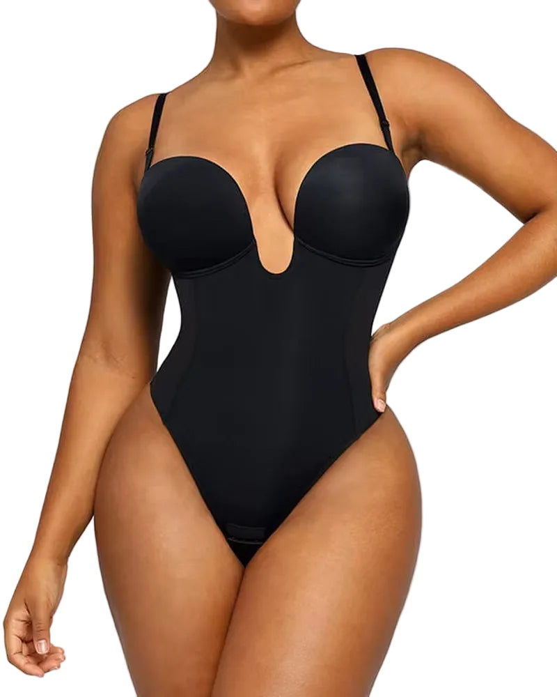 Women's Slimming Bodysuit with Butt-Lifting and Tummy Control - Seamless One-Piece Shapewear