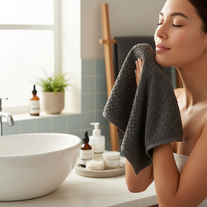 Reveal Radiant Skin in Seconds with Hexagonal Charcoal Fiber Technology